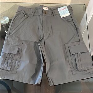 Cat & Jack Gray Cargo Shorts with Sturdy Design